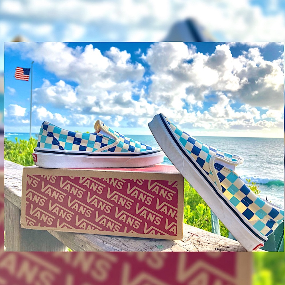 Vans Classic Slip-On Checkerboard Shoe